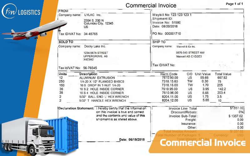 Commercial Invoice