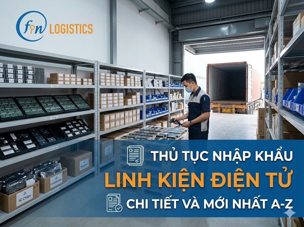 Thủ tục nhập khẩu linh kiện điện tử mới và chi tiết nhất