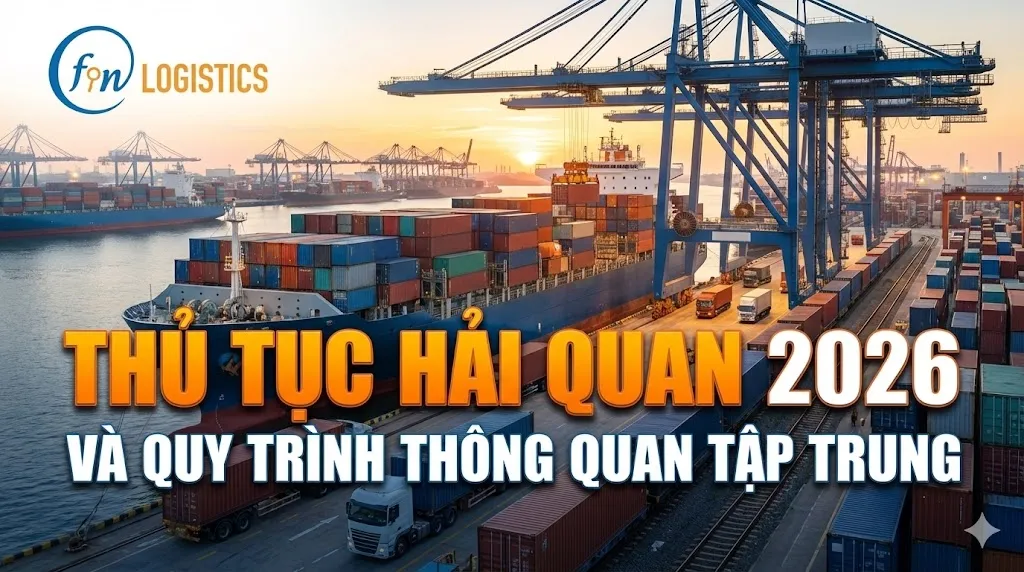 Thủ tục hải quan 2026 và quy trình thông quan tập trung