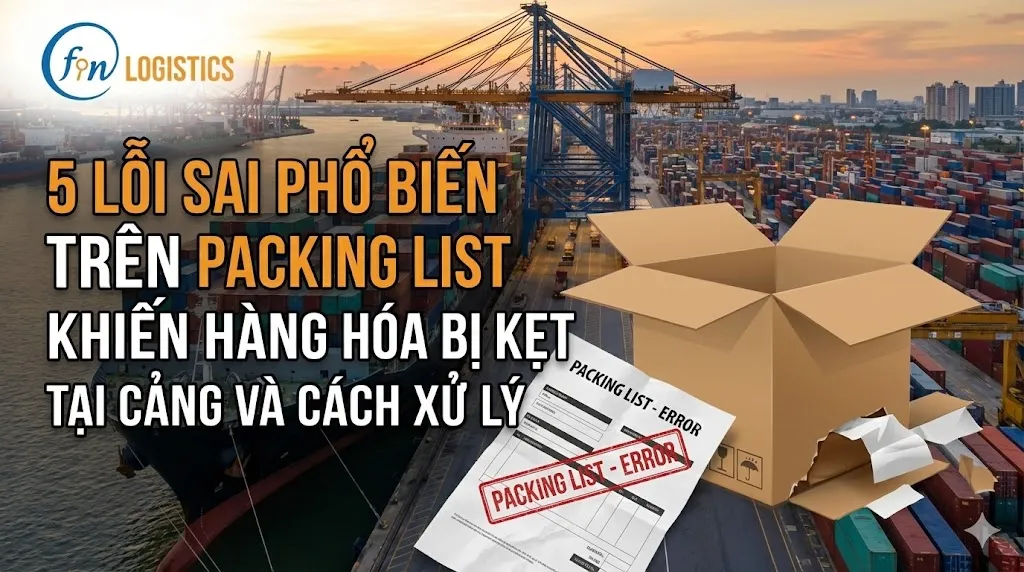 5 lỗi sai phổ biến trên packing list khiến hàng hóa bị kẹt tại cảng và cách xử lý