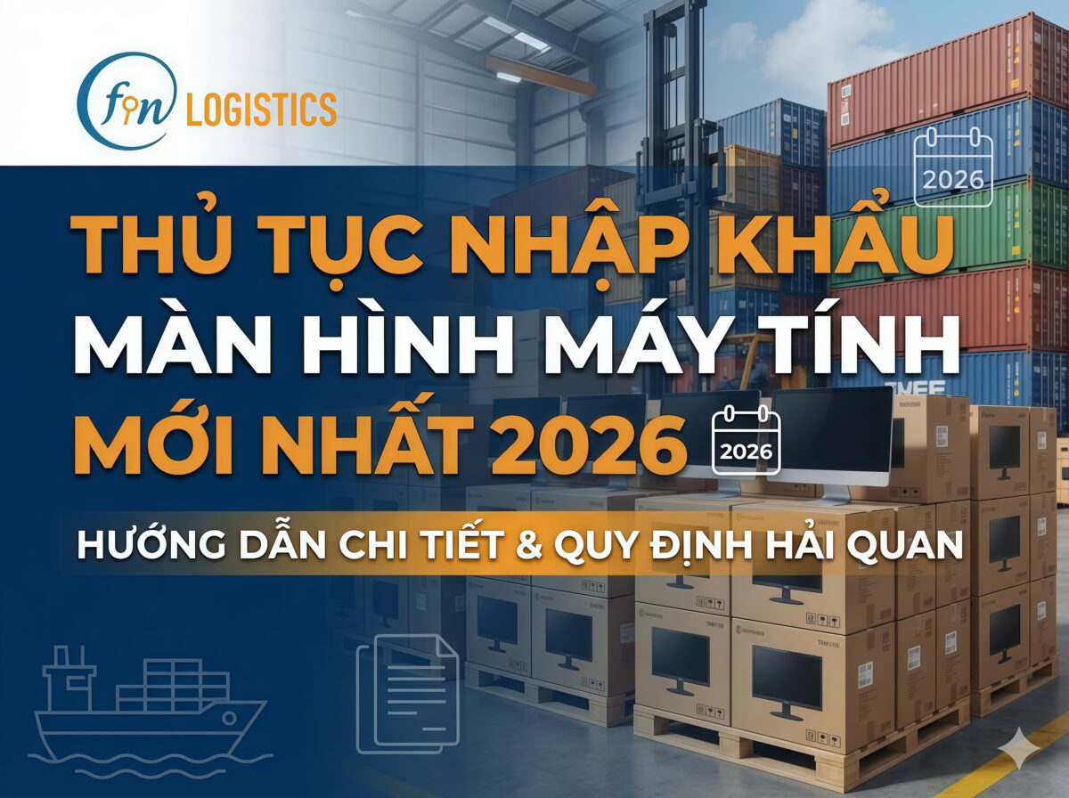 Thủ tục nhập khẩu màn hình máy tính mới nhất 2026