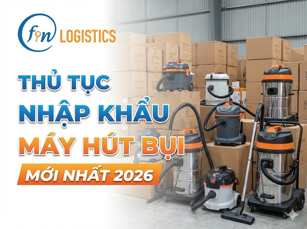 Thủ tục nhập khẩu máy hút bụi theo quy định pháp lý mới nhất 2026