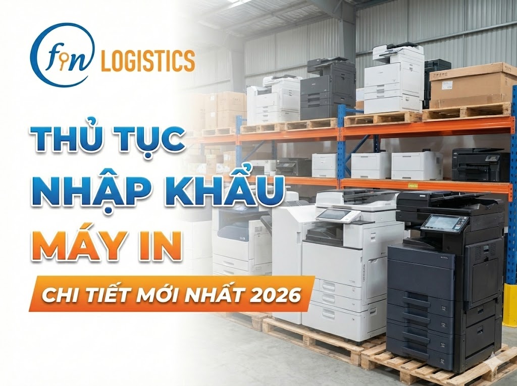 Thủ tục nhập khẩu máy in chi tiết mới nhất 2026