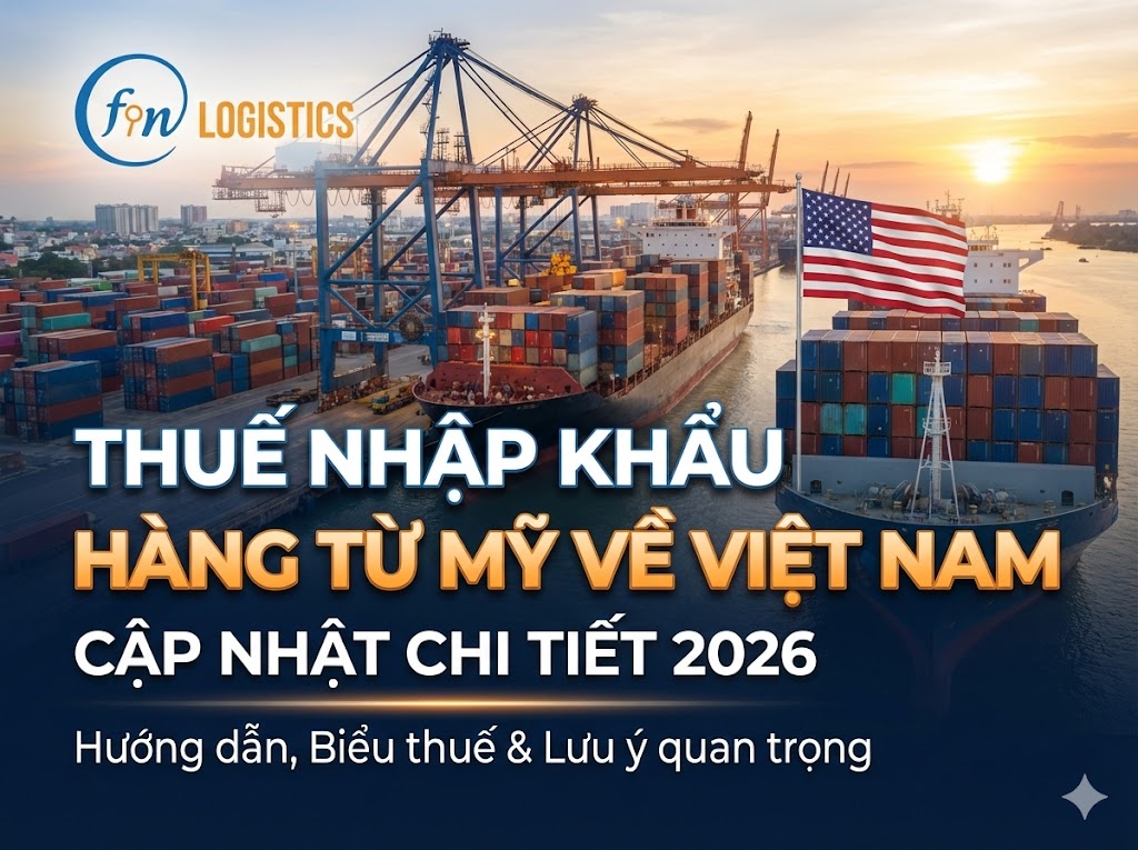 Thuế nhập khẩu hàng từ mỹ về Việt Nam 2026