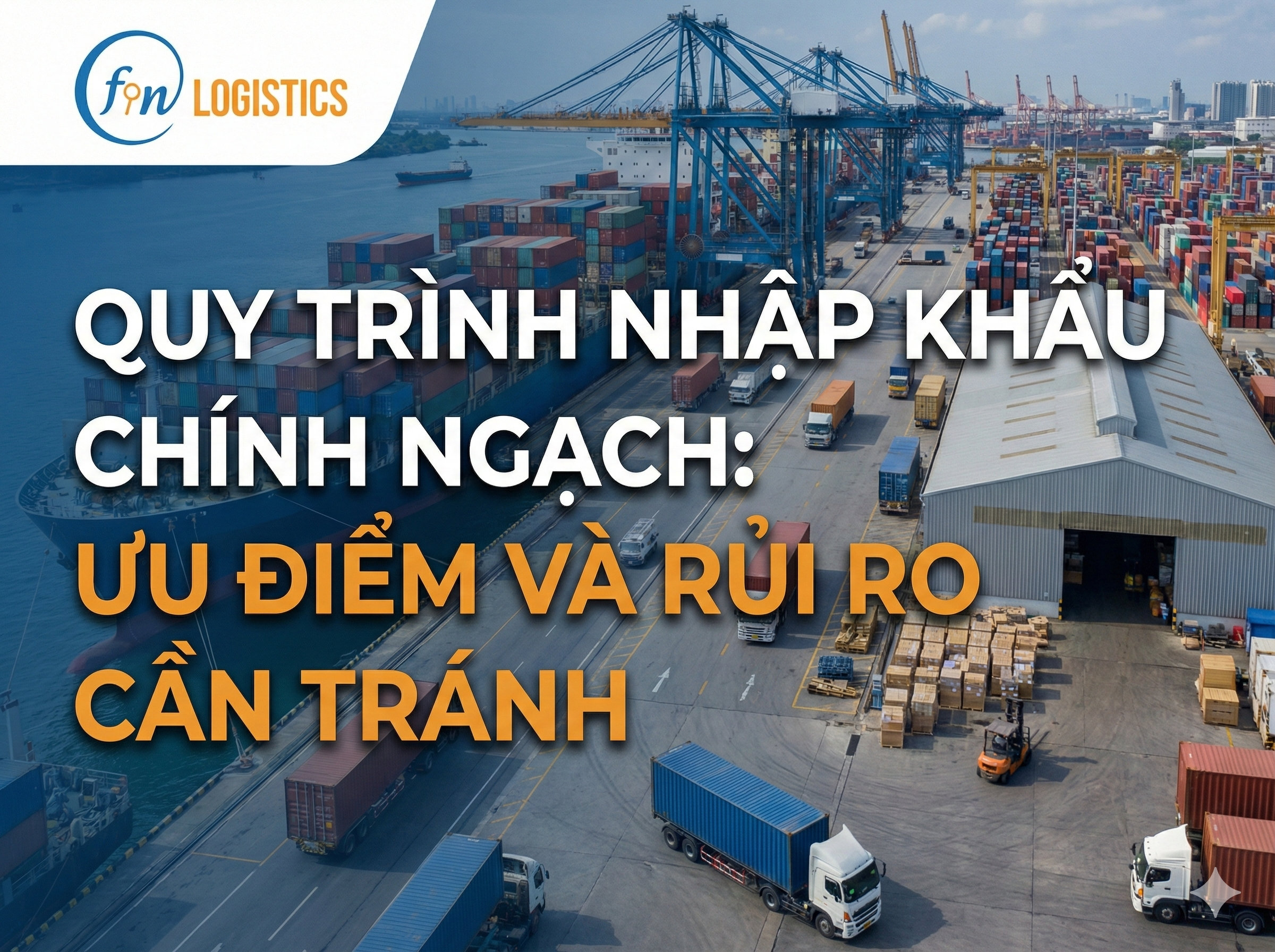Quy trình nhập khẩu chính ngạch ưu điểm và rủi ro cần tránh