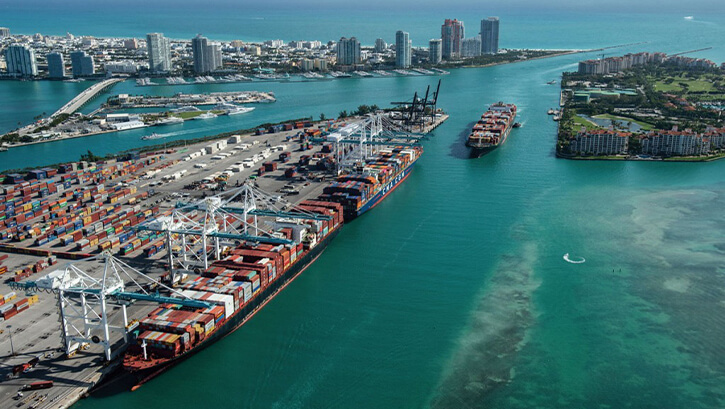 Danh sách cảng biển tại Mỹ tổng hợp mã cảng và thông tin chi tiết 3 port of miami wingo logistics Finlogistics https://www.finlogistics.vn