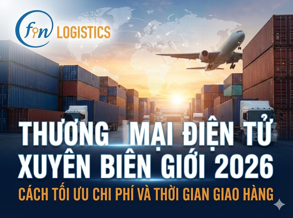 Thương mại điện tử xuyên biên giới 2026 cách tối ưu chi phí và thời gian giao hàng