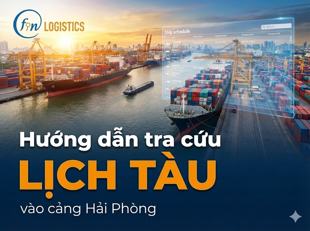 Hướng dẫn tra cứu lịch tàu vào cảng Hải Phòng