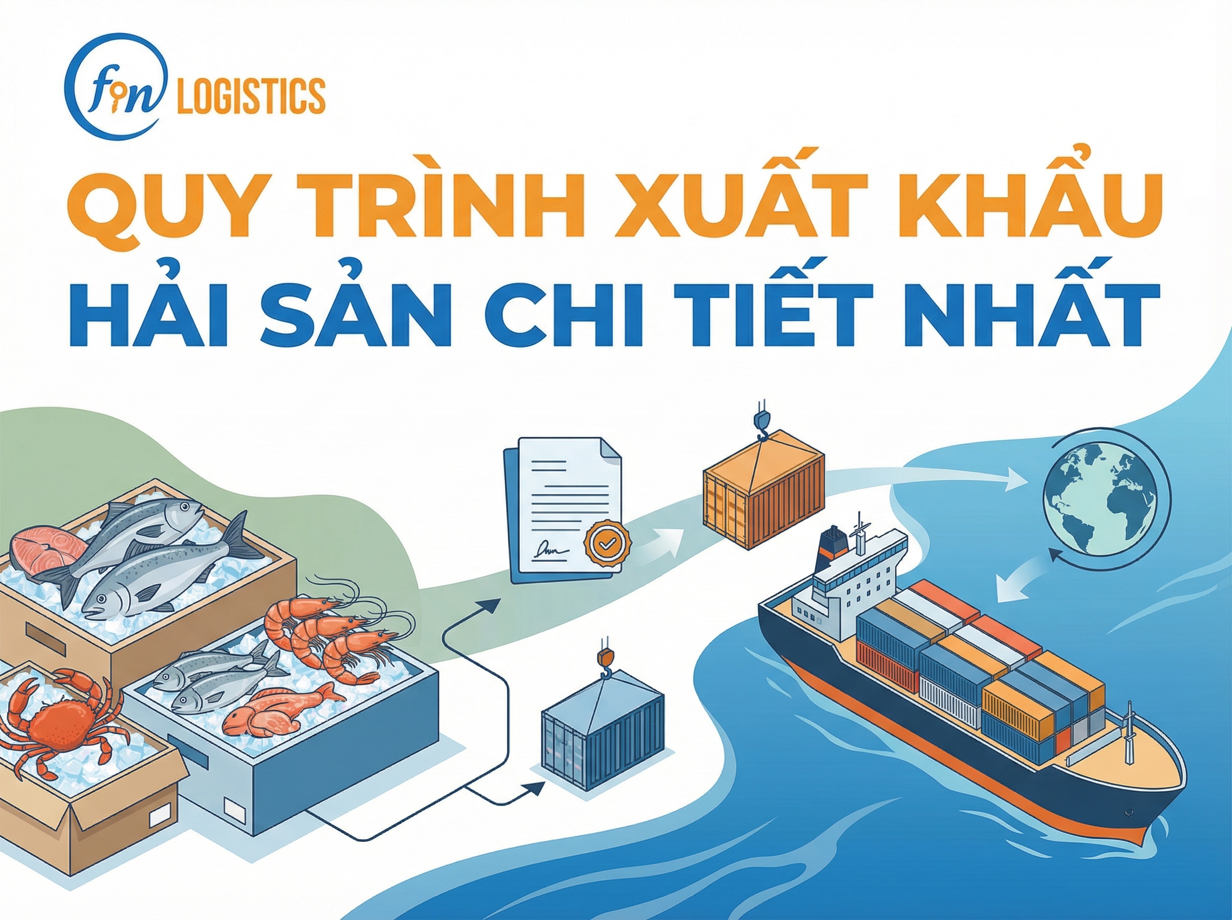 Thủ tục xuất khẩu thủy sản chi tiết cập nhật mới nhất