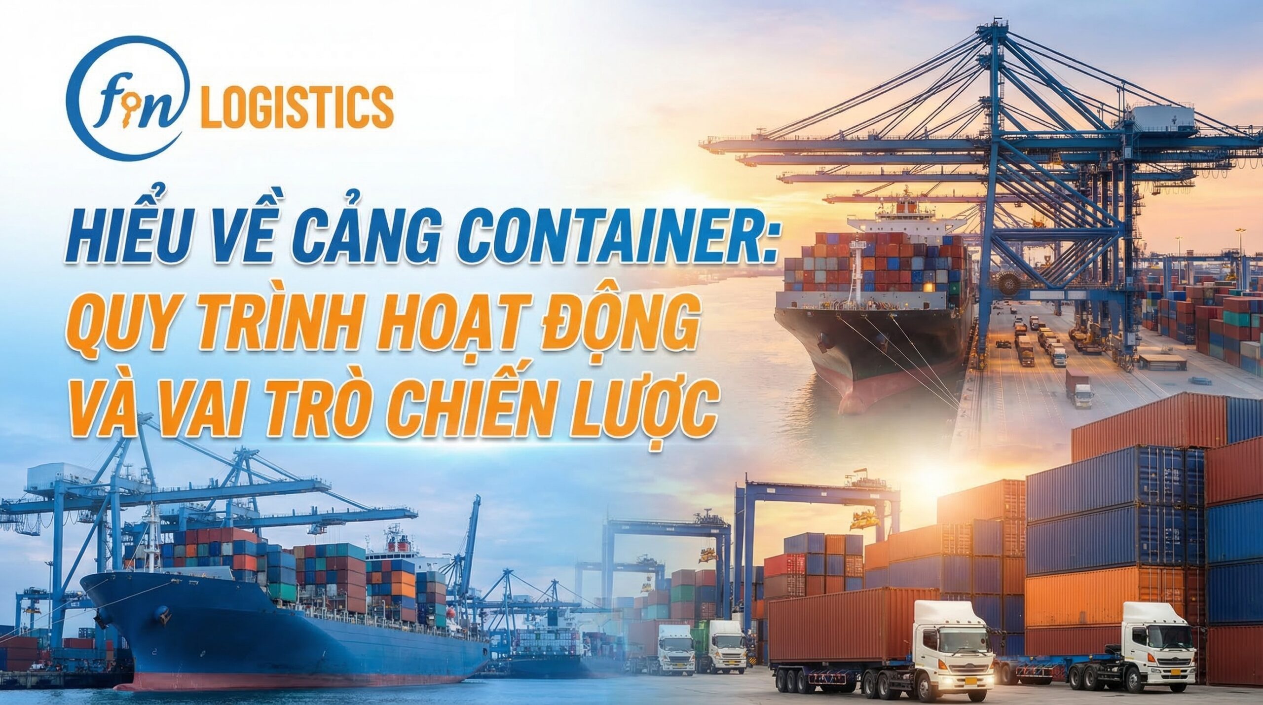 Tìm hiểu về cảng container quy trình vận hành và vai trò chiến lược
