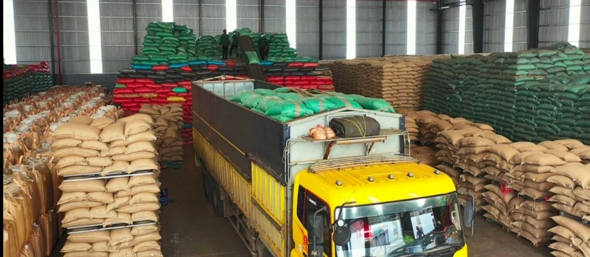 Giải pháp logistics cho doanh nghiệp xuất khẩu nông sản 5 cong nhan cong ty co phan phuc sinh dang van chuyen nguyen lieu ve nha may che bien anh do cong ty co phan phuc sinh cung cap Finlogistics https://www.finlogistics.vn