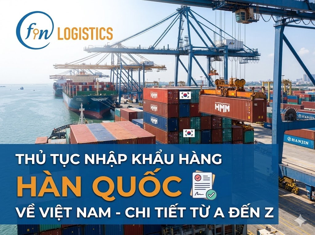 Thủ tục nhập khẩu hàng hàn quốc về Việt Nam chi tiết