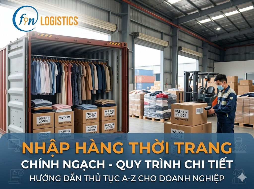 Nhập hàng thời trang chính ngạch, quy trình và thủ tục chi tiết