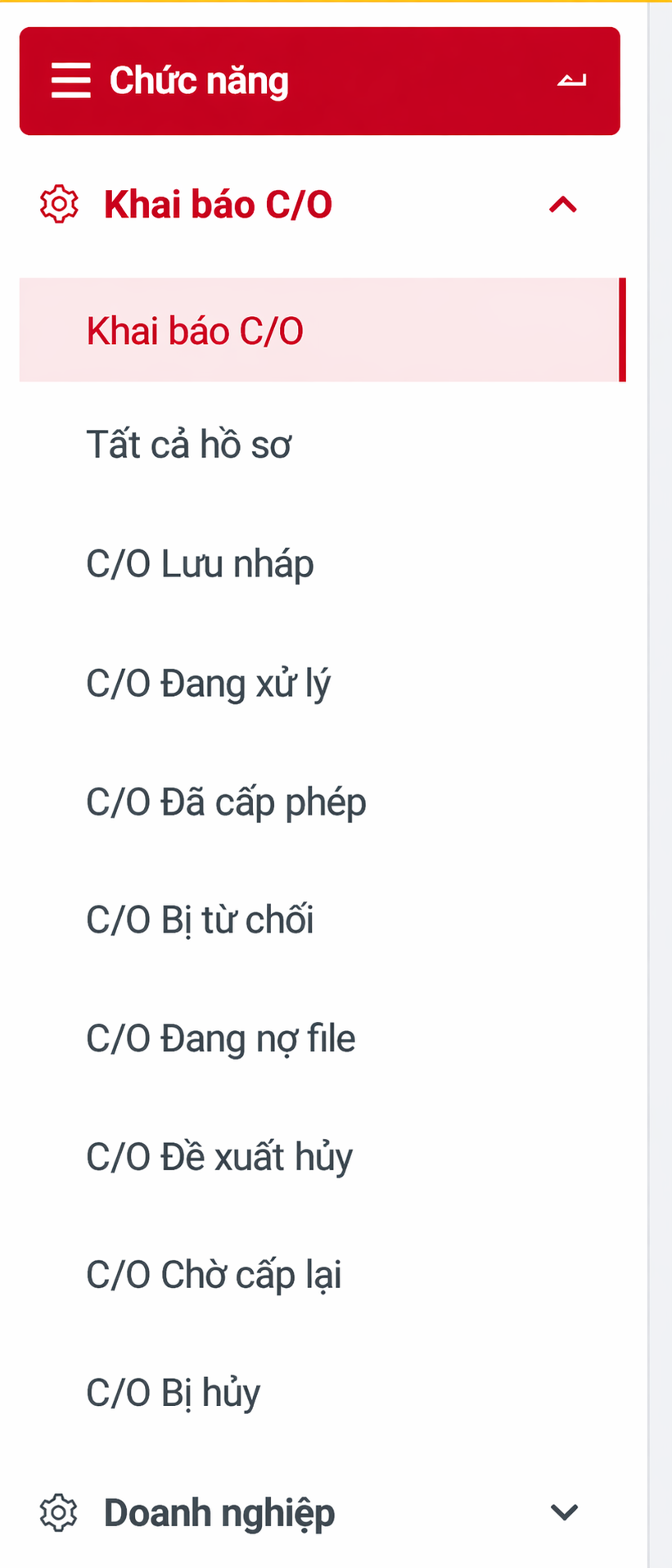 Hướng dẫn khai báo c/o điện tử trên hệ thống mới 2026 4 98a97468 c4b7 4cfd a9b1 717de7f4649b Finlogistics https://www.finlogistics.vn