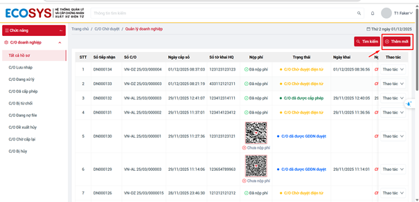 Hướng dẫn khai báo c/o điện tử trên hệ thống mới 2026 5 buoc 1 Finlogistics https://www.finlogistics.vn