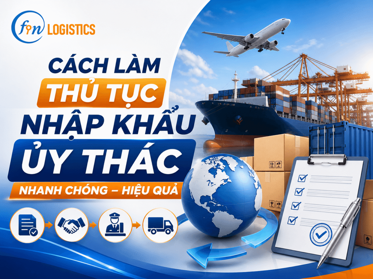 Cách làm thủ tục nhập khẩu ủy thác nhanh chóng, hiệu quả