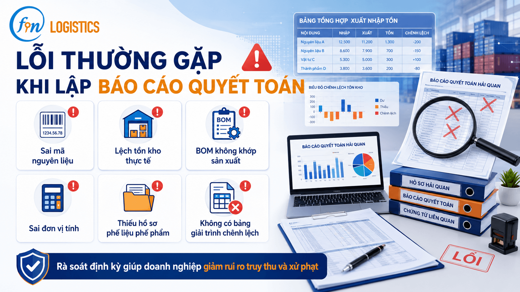 Báo cáo quyết toán hải quan và lỗi cần tránh 4 084984a3 2cd0 4062 9c3d 82f42fd6ff4a 1 Finlogistics https://www.finlogistics.vn