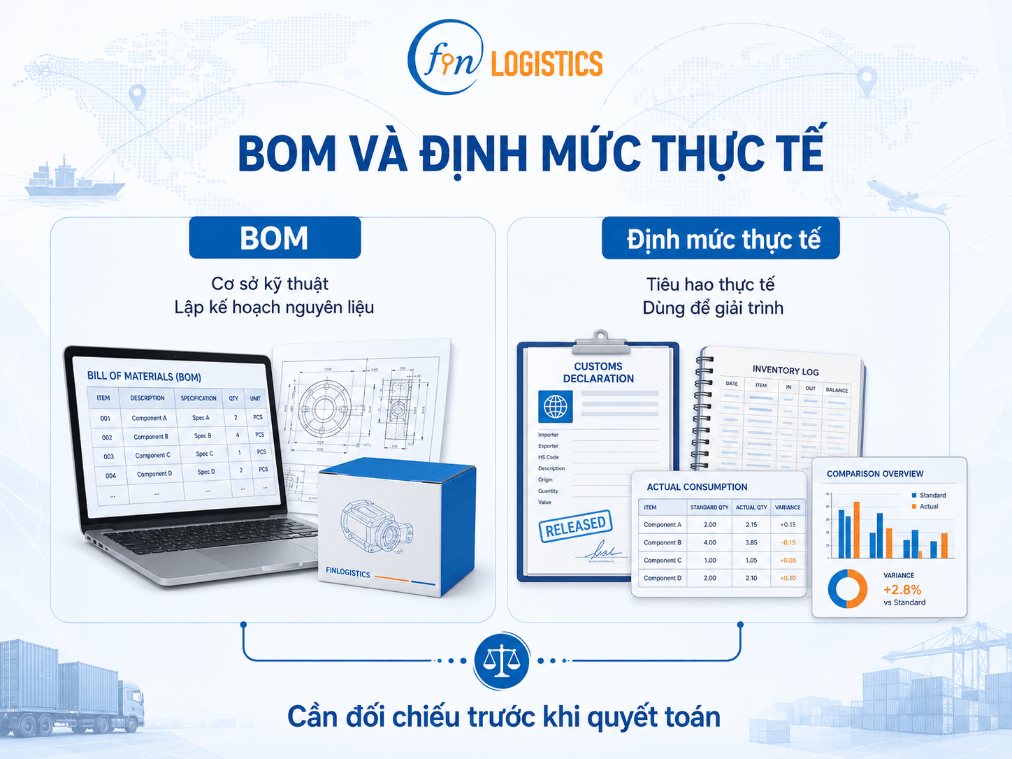 Định mức BOM và cách rà soát trước quyết toán 2 09d6e35d e741 421b 80c9 a0267dd8b91d 1 Finlogistics https://www.finlogistics.vn