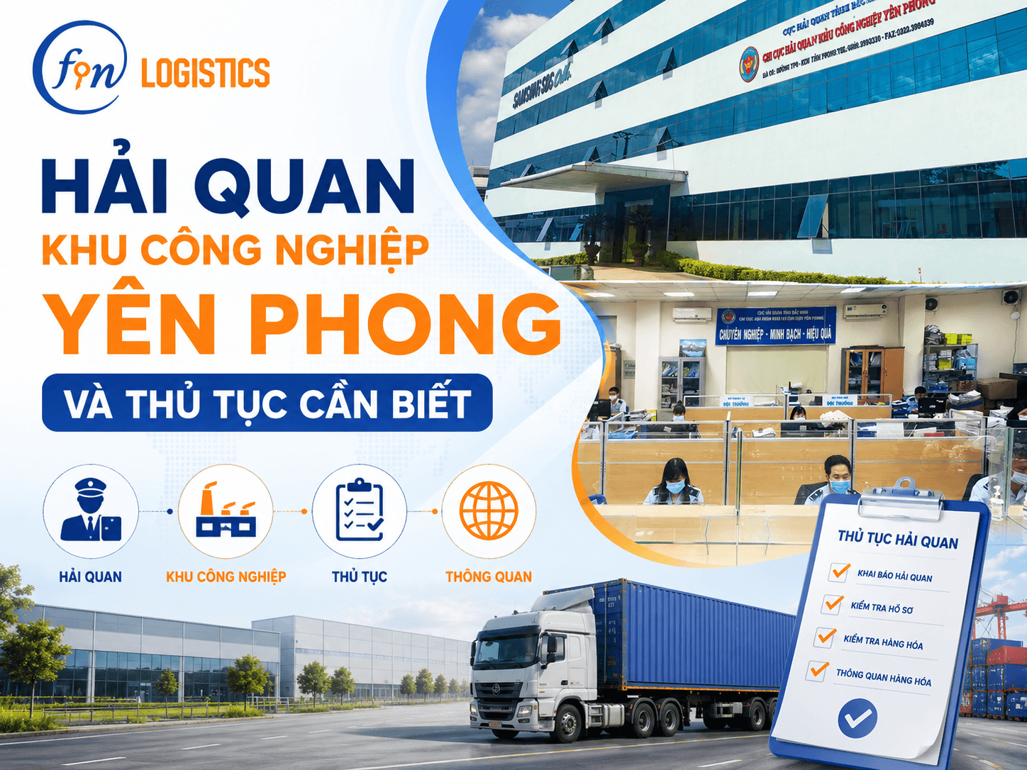 Hải quan khu công nghiệp Yên Phong và thủ tục cần biết