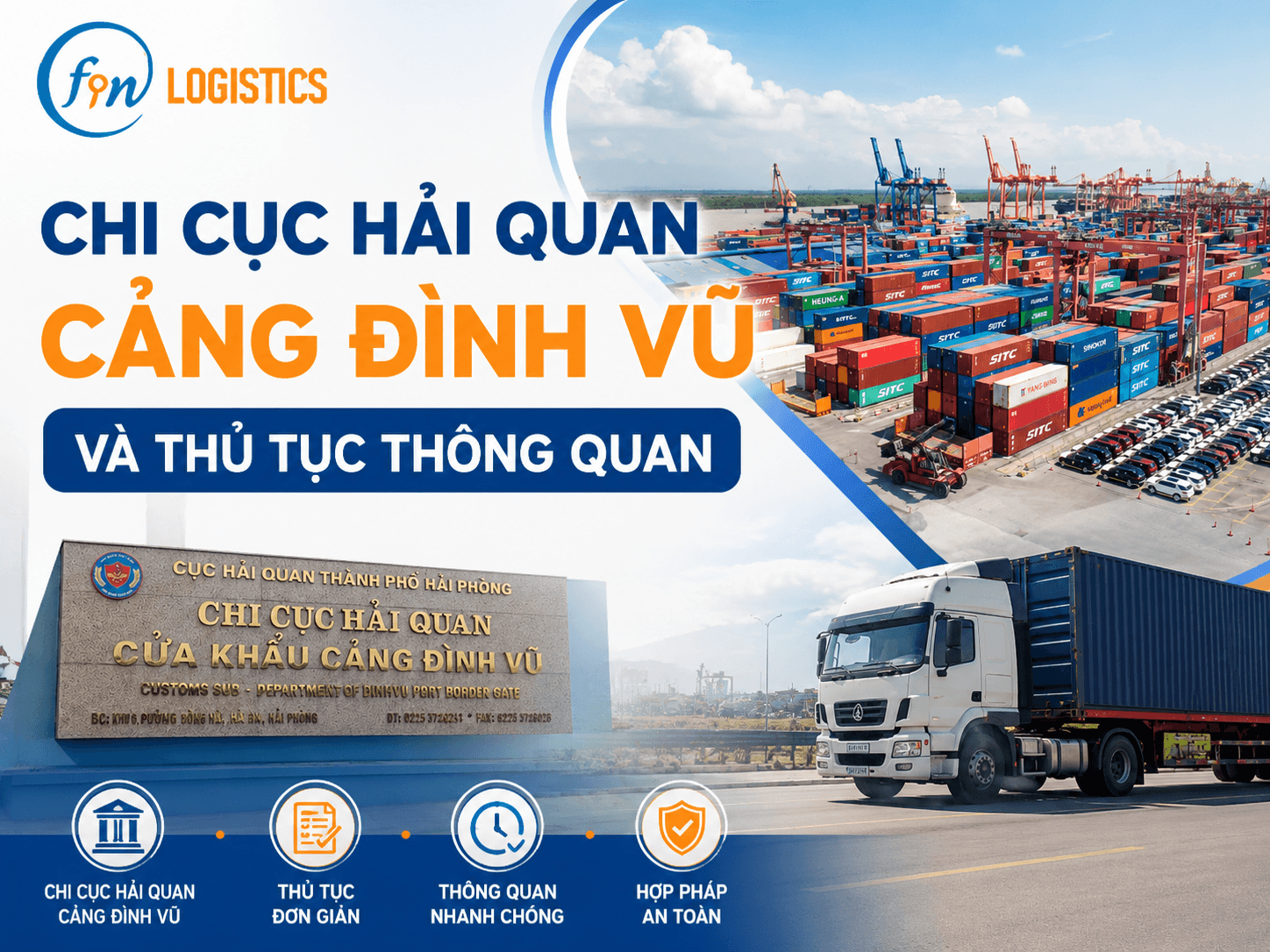 Chi cục Hải quan cảng Đình Vũ và thủ tục thông quan