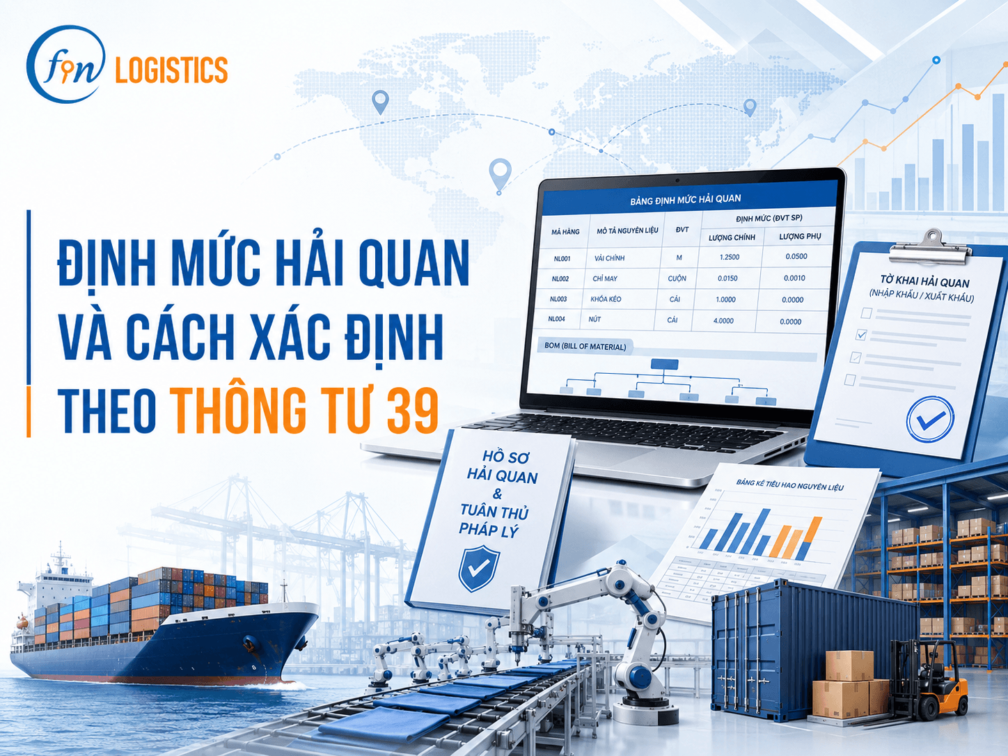 Định mức hải quan và cách xác định theo Thông tư 39