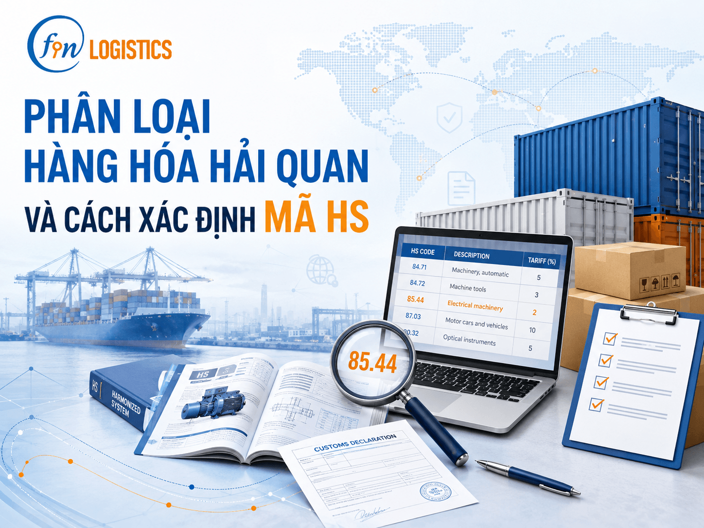 Phân loại hàng hóa hải quan và cách xác định mã HS