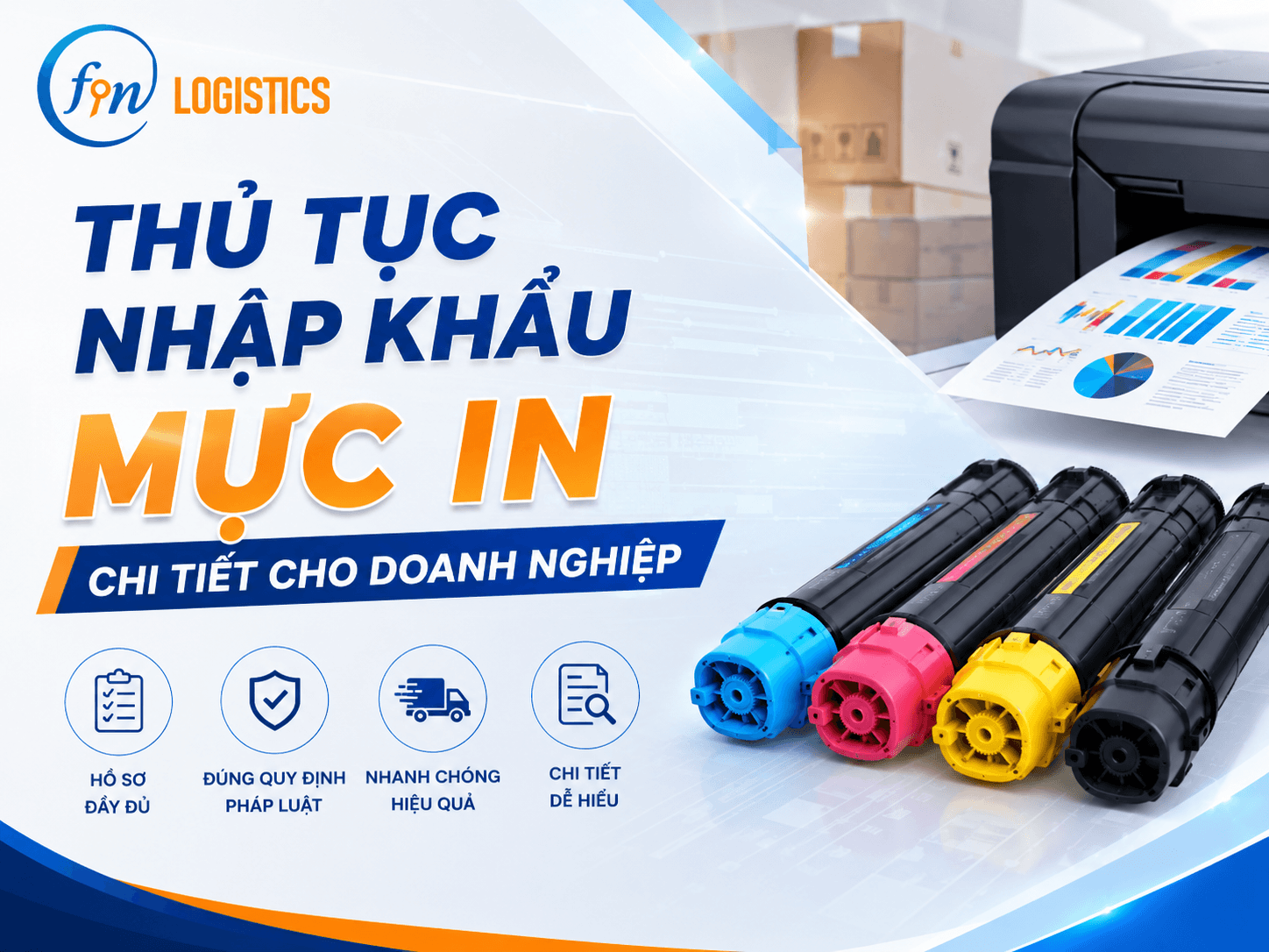 Thủ tục nhập khẩu mực in chi tiết cho doanh nghiệp