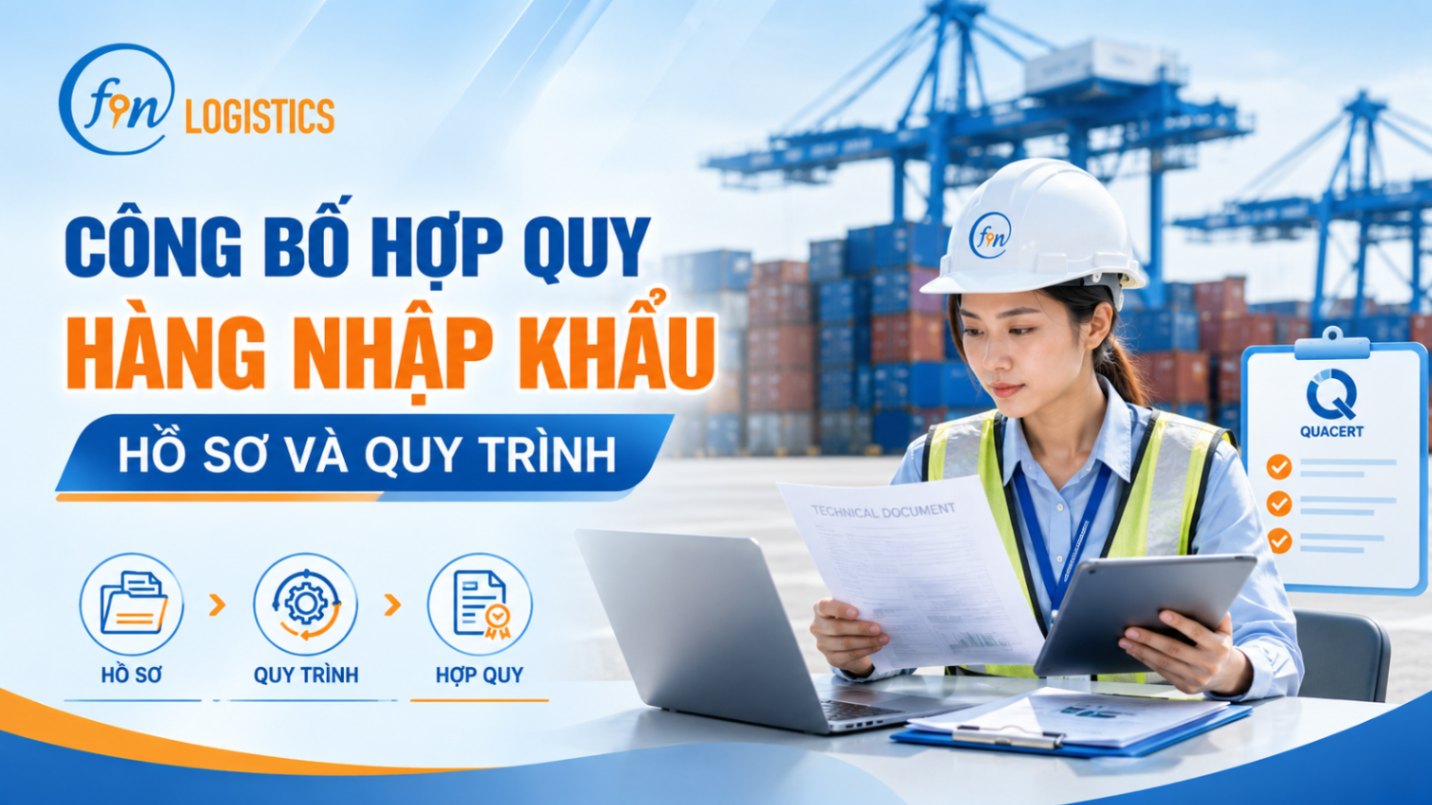 Công bố hợp quy hàng nhập khẩu hồ sơ và quy trình