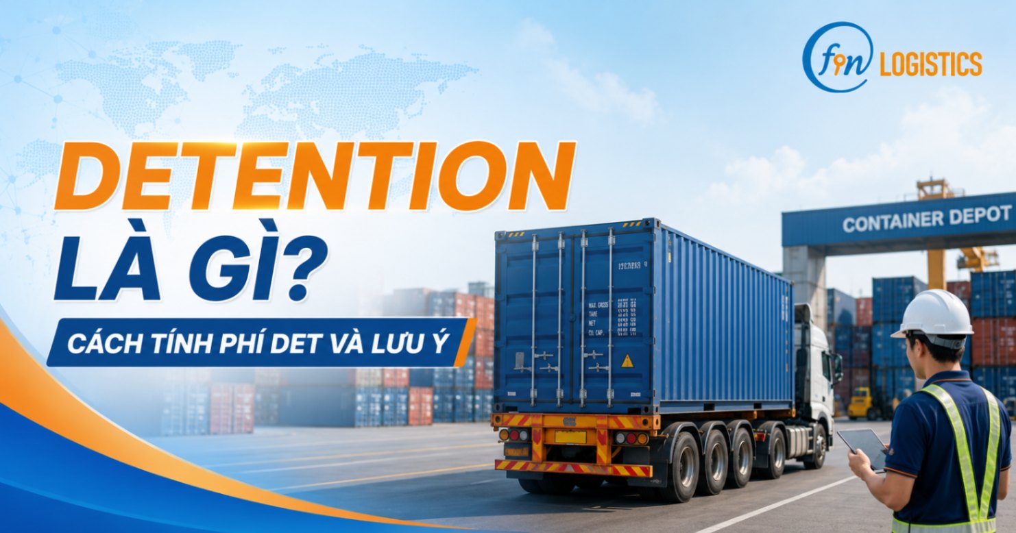 Detention là gì? Cách tính phí DET và lưu ý