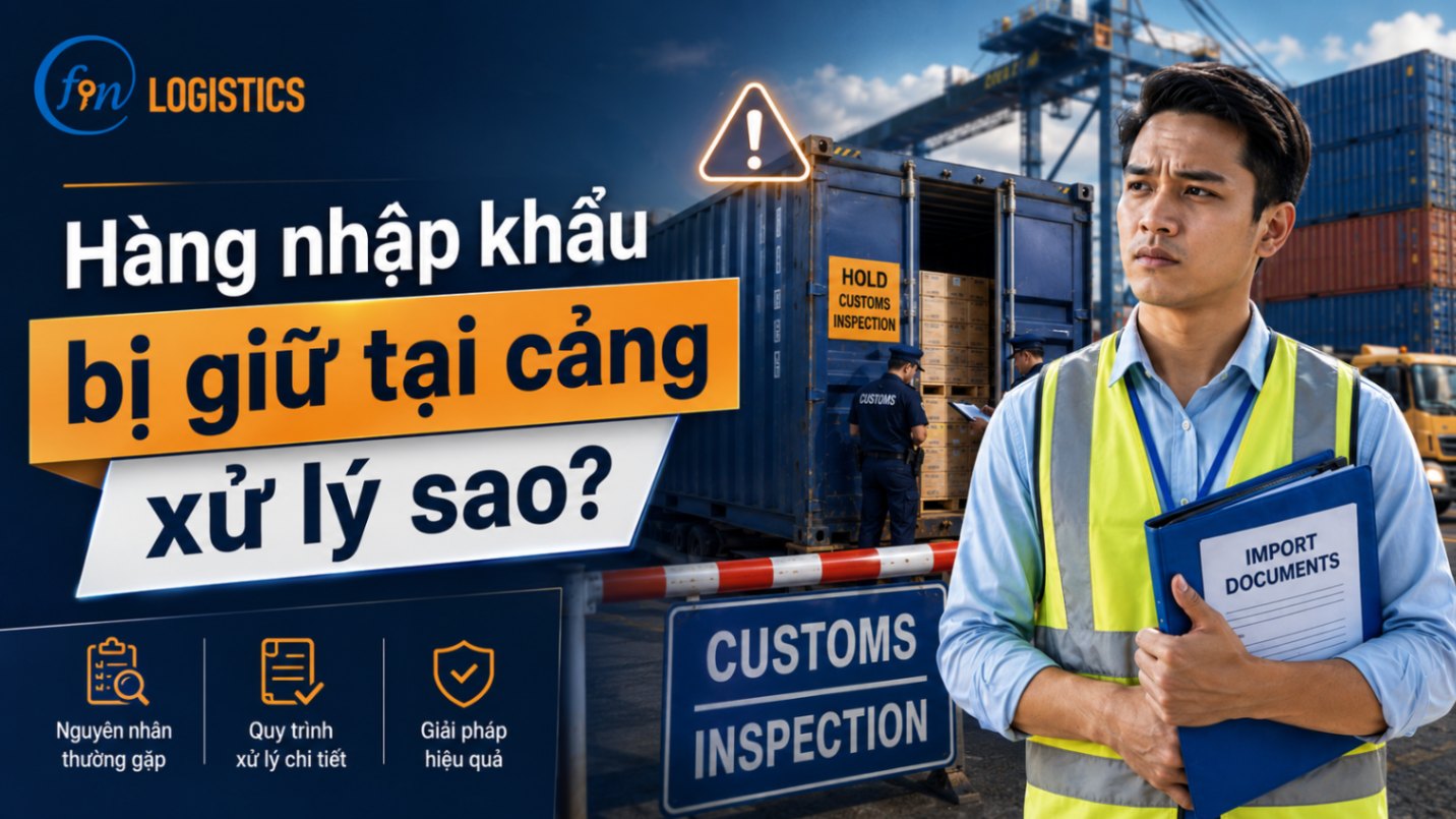 Hàng nhập khẩu bị giữ tại cảng xử lý sao?
