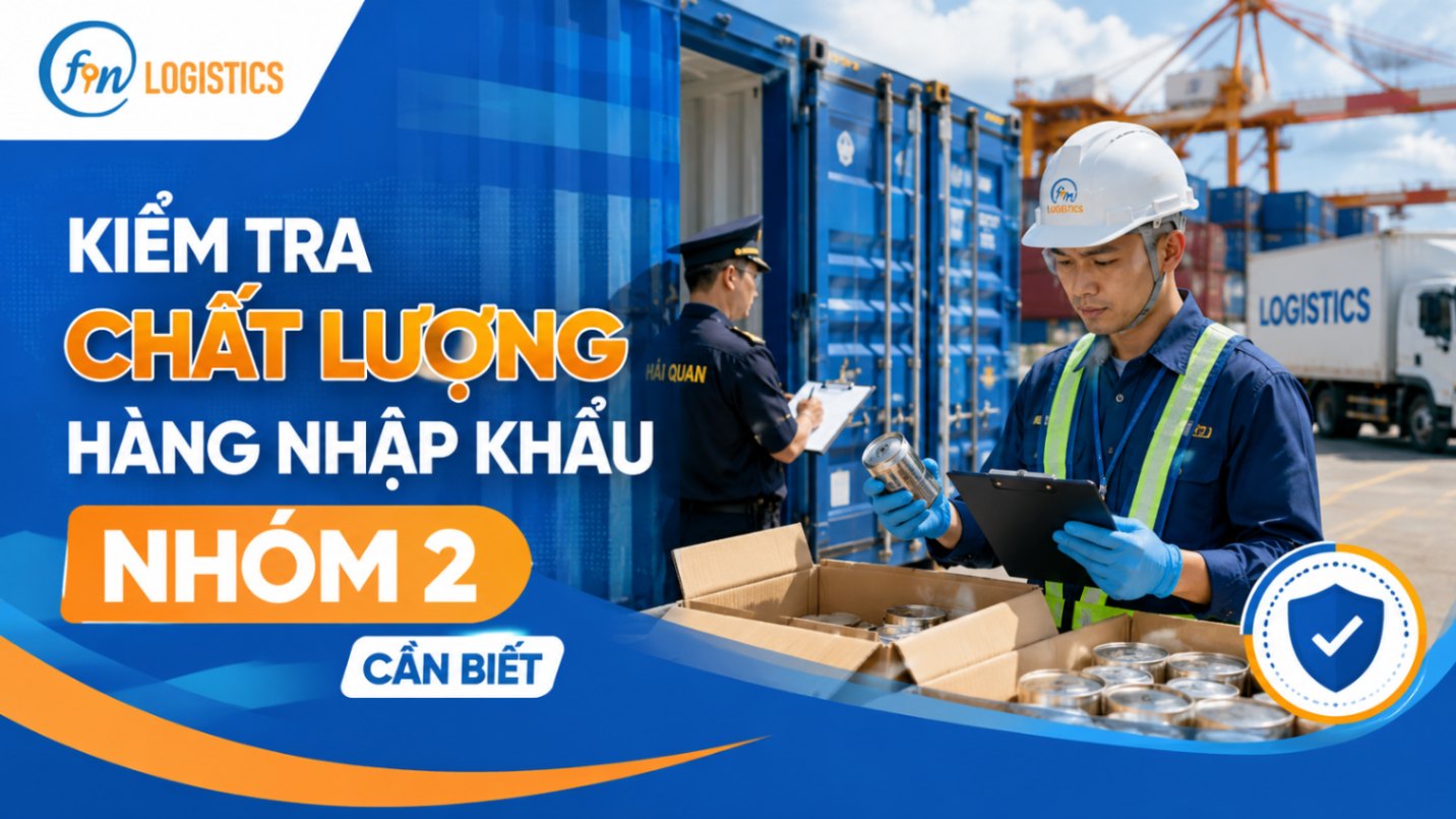 Kiểm tra chất lượng hàng nhập khẩu nhóm 2 cần biết