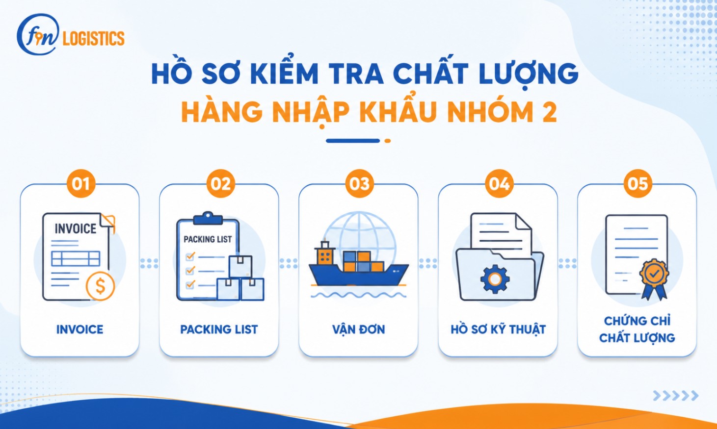 Kiểm tra chất lượng hàng nhập khẩu nhóm 2 cần biết 2 Hồ sơ kiểm tra chất lượng hàng nhập khẩu nhóm 2 gồm những gì?