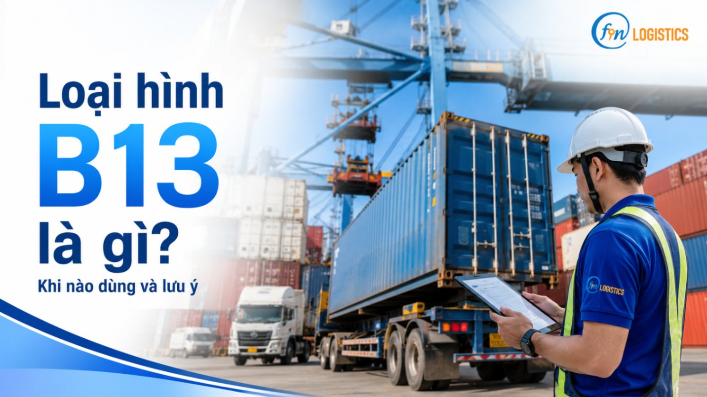 Loại hình B13 là gì? Khi nào dùng và lưu ý