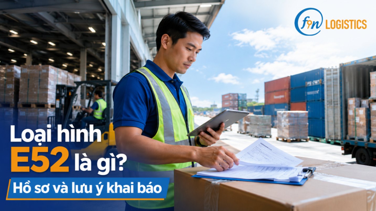 Loại hình E52 là gì? Hồ sơ và lưu ý khai báo