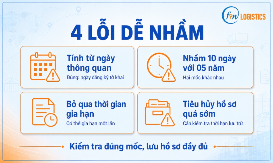 Thời hạn kiểm tra sau thông quan được tính thế nào? 5 thoi han kiem tra sau thong quan 2 Finlogistics https://www.finlogistics.vn